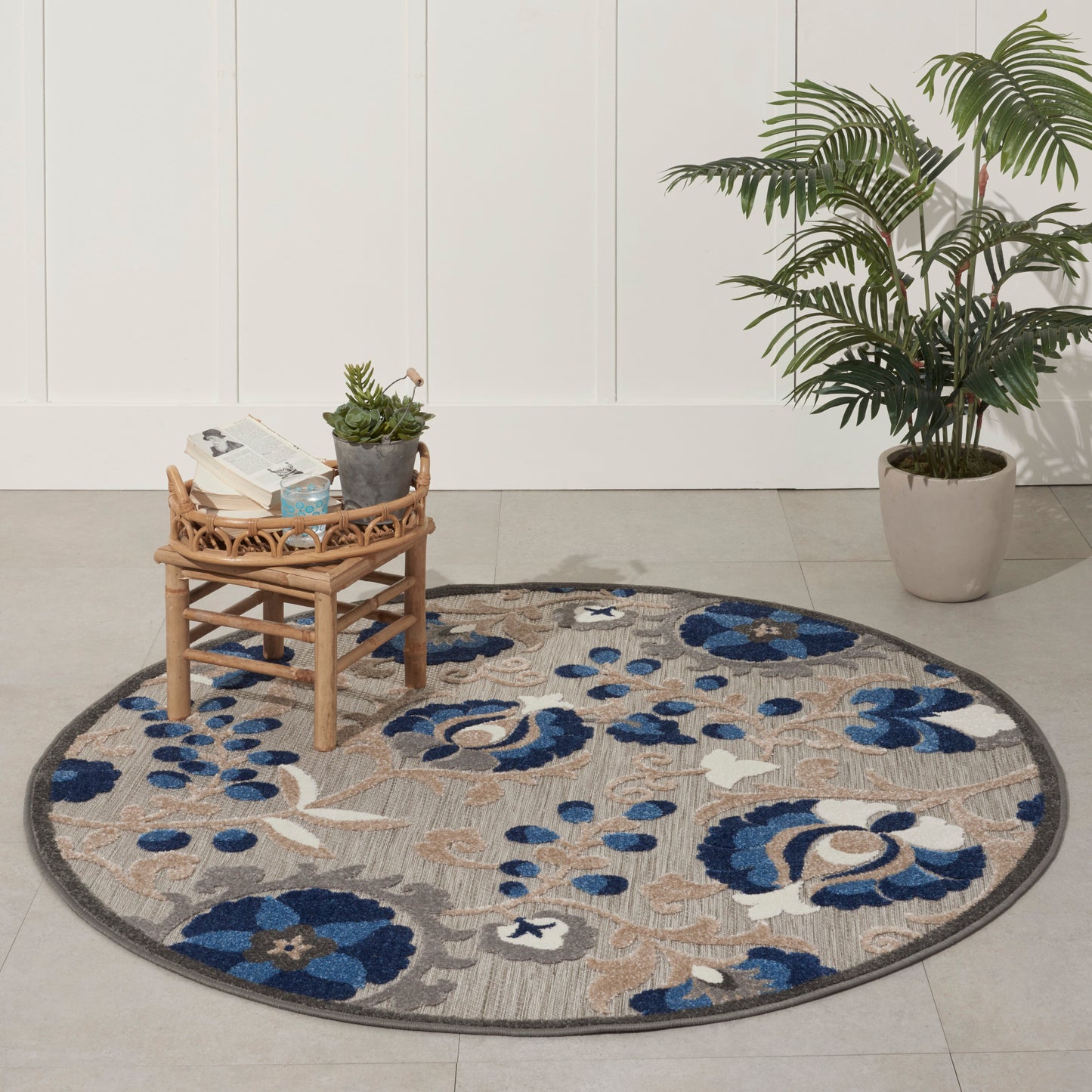 Nourison Rugs Nourison Home Farmhouse 5' X Round - 099446739209