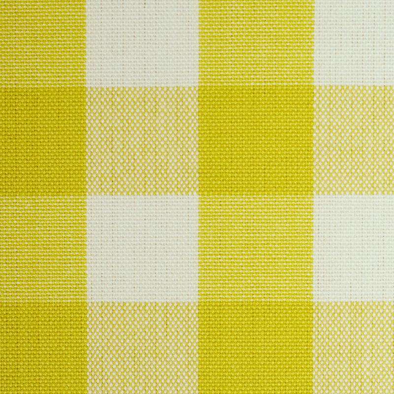SCHUMACHER SCANDINAVIAN MODERN ELTON COTTON CHECK PATTERN WOVENS PATTERN WOVENS YELLOW - 63069