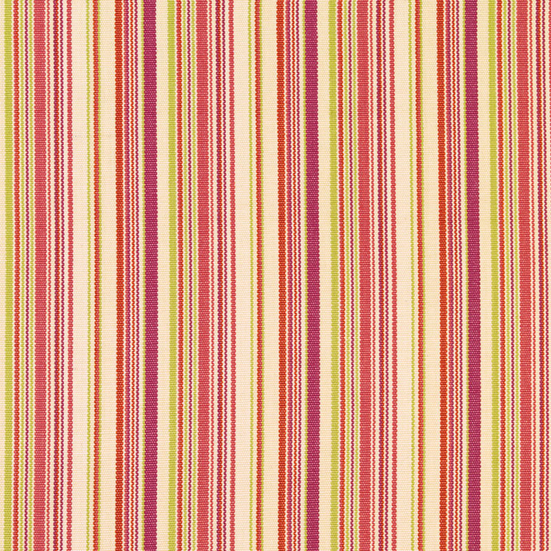SCHUMACHER CHROMA MALIBU STRIPE PATTERN WOVENS PATTERN WOVENS CERISE - 63450