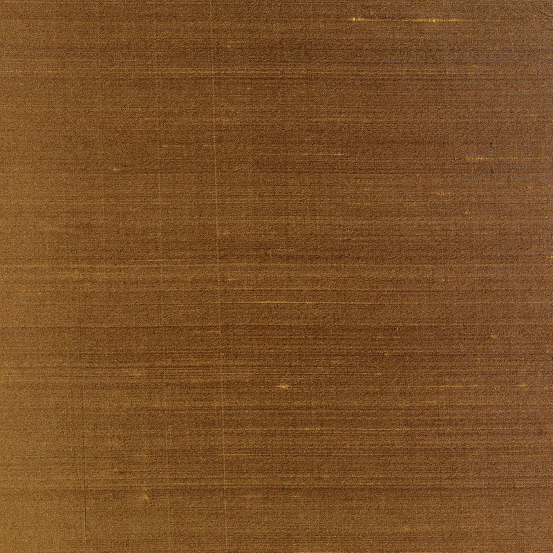 Bronze silk plain-weave fabric swatch with a smooth texture and subtle sheen.