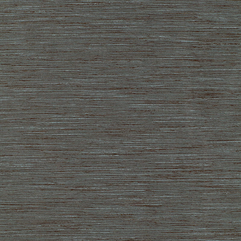Dark gray-brown woven texture with subtle blue undertones; Venetian weave finish.