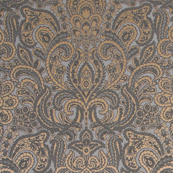 Galerie Wallcoverings Adonea Damask Galerie Wallcoverings Bronze, Brown - 64328