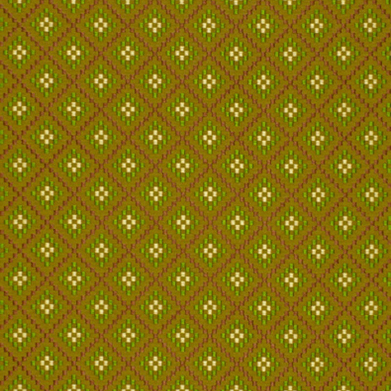 SCHUMACHER TESSERA CHECKERS PATTERN WOVENS PATTERN WOVENS CHARTREUSE / LEAF - 64411