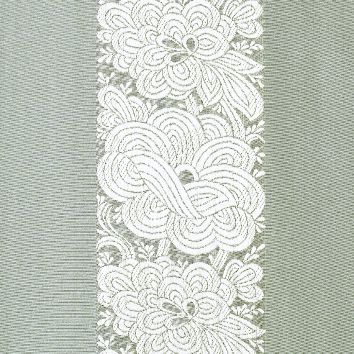 SCHUMACHER PERENNIAL FAVORITES MANDARIN SILK STRIPE SILKS & SATIN SILKS & SATIN OCEAN MIST - 64432