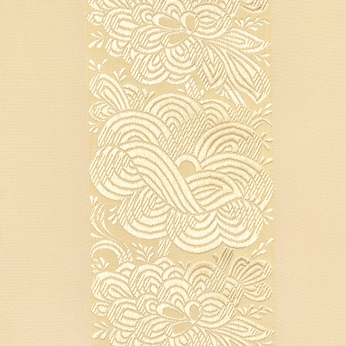 SCHUMACHER PERENNIAL FAVORITES MANDARIN SILK STRIPE SILKS & SATIN SILKS & SATIN GOLD DUST - 64434