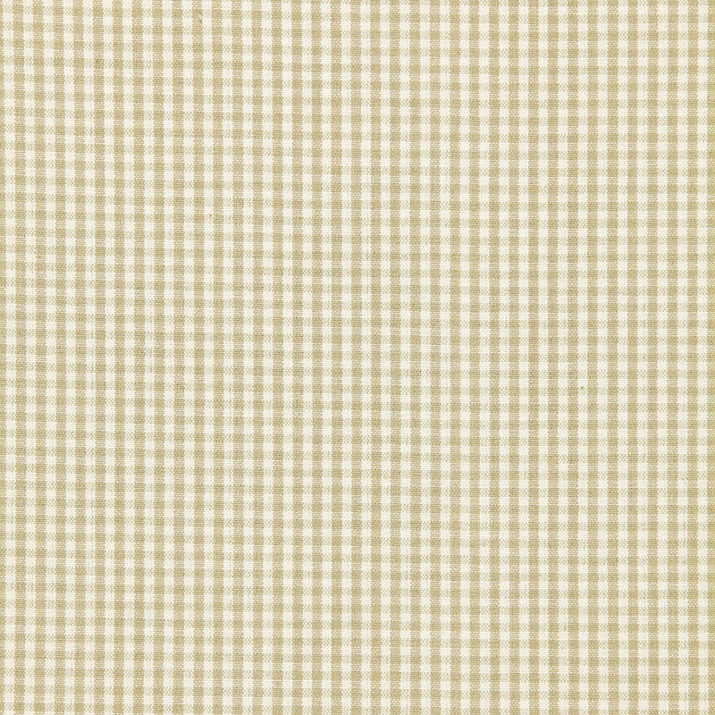 SCHUMACHER FABRIC CHROMA BARNET COTTON CHECK FLAX - 64620