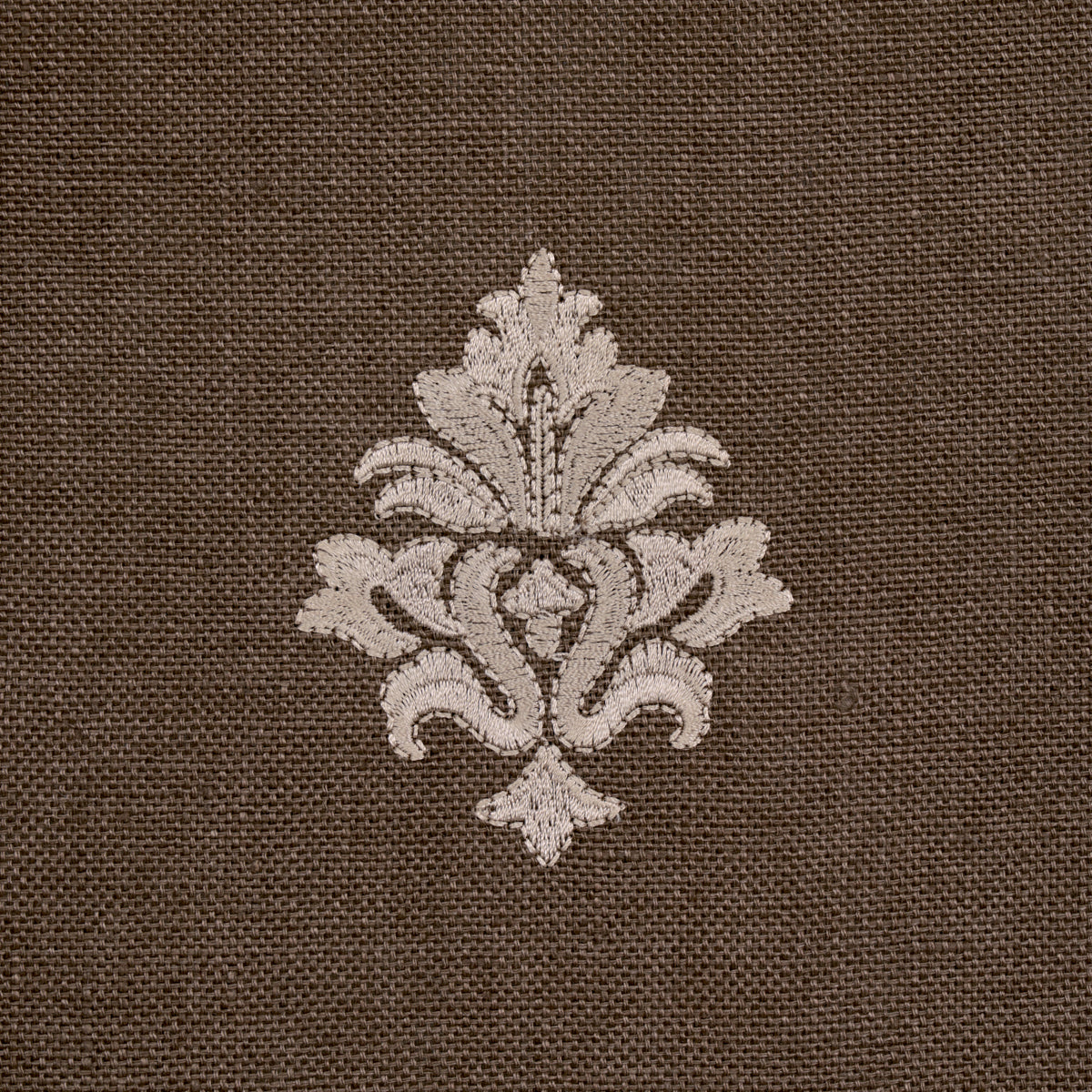 SCHUMACHER CHROMA Lorenzo Embroidery EMBROIDERIES EMBROIDERIES COFFEE BEAN - 64722