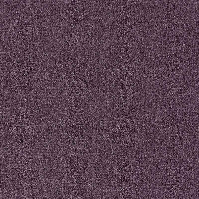 Deep purple textured fabric swatch with a nubby nap for upholstery.
