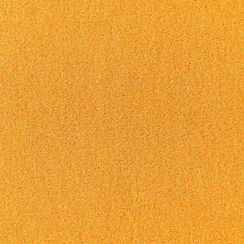 Golden orange sand texture with fine grains; warm, sandy background suitable for beach or travel themes.