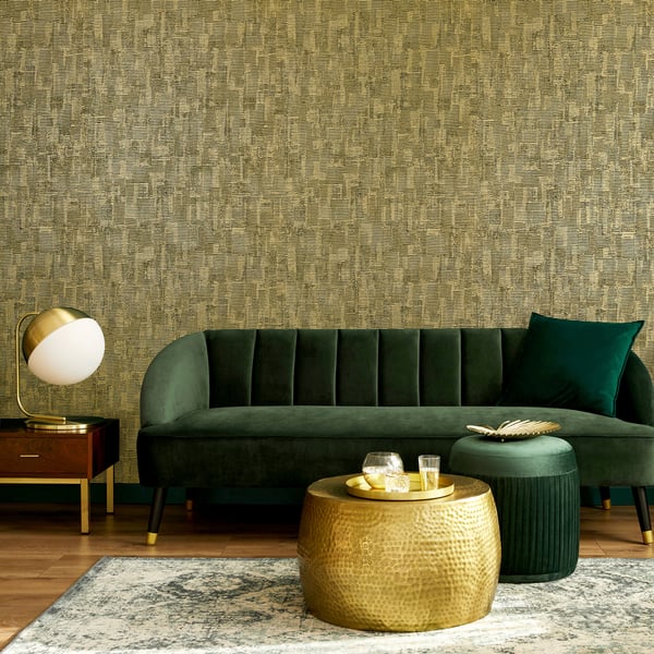 Galerie Wallcoverings Precious Jaquard Galerie Wallcoverings Gold - GH65168-23