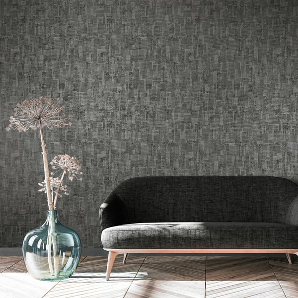 Galerie Wallcoverings Precious Jaquard Galerie Wallcoverings Black - GH65173-23