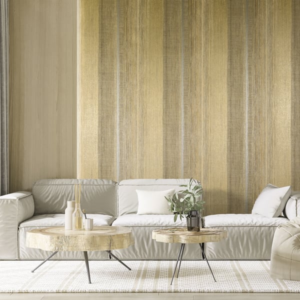 Galerie Wallcoverings Precious Chiffon Galerie Wallcoverings Bronze, Brown - GH65194-23