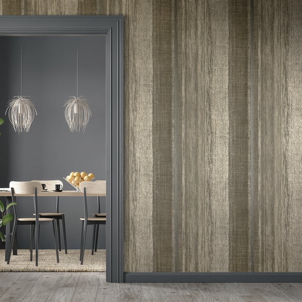 Galerie Wallcoverings Precious Chiffon Galerie Wallcoverings Bronze, Brown - GH65198-23