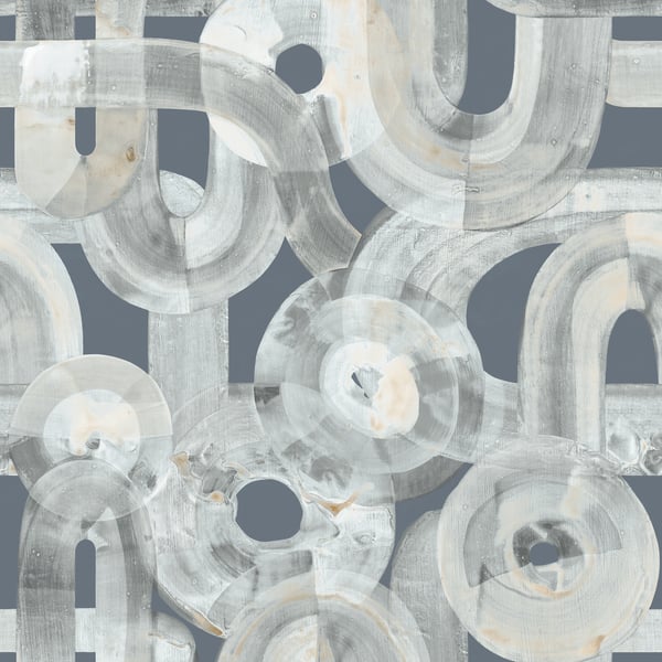 Galerie Wallcoverings Salt Brush Dance Galerie Wallcoverings Blue - GH65320-23