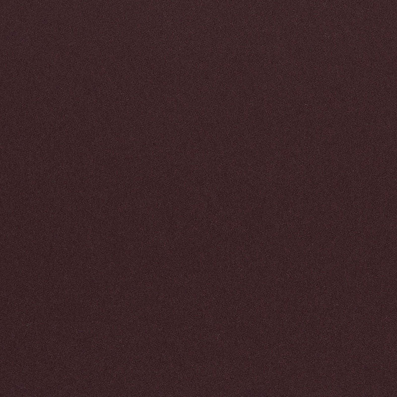 Dark blackberry wool plains fabric swatch with a subtle texture.
