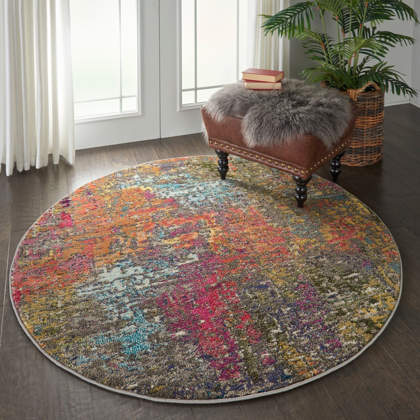 Nourison Rugs Nourison Home Modern & Contemporary 4' X Round - 099446483140