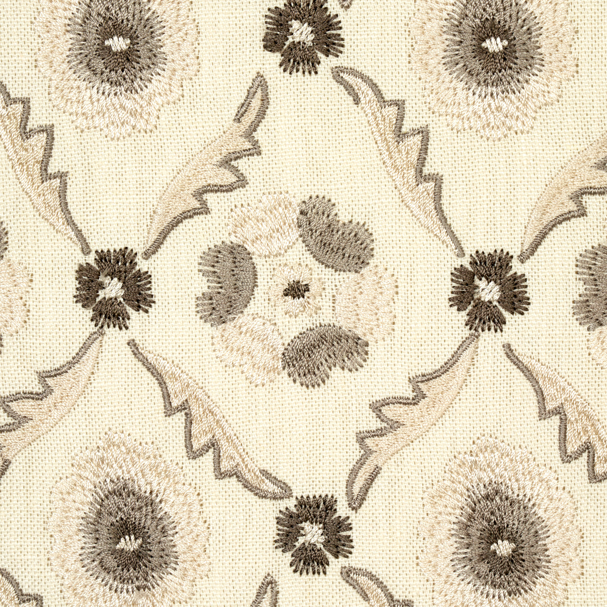 SCHUMACHER CHROMA Claremont Embroidery EMBROIDERIES EMBROIDERIES GRISAILLE - 65743