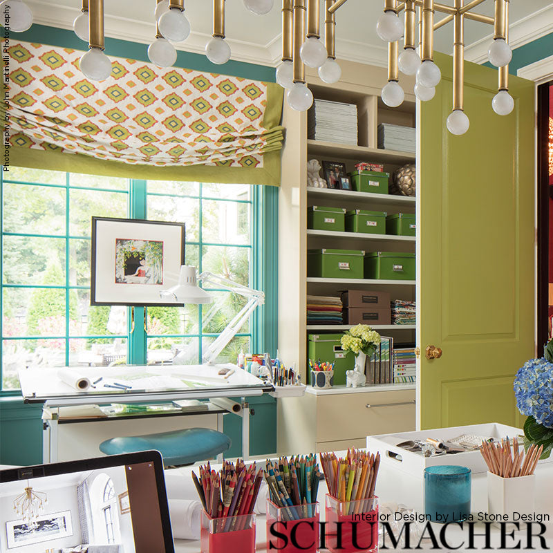 SCHUMACHER MARTYN LAWRENCE BULLARD Sikar Embroidery WOVEN WOVEN CITRUS - 65780