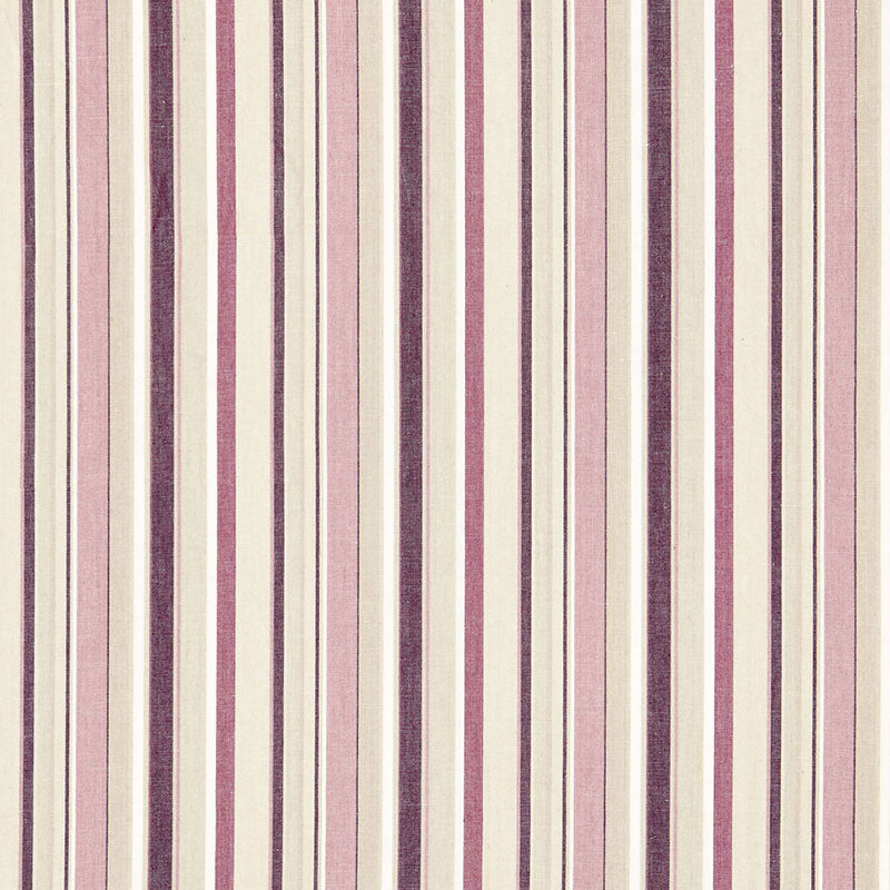 SCHUMACHER SEA ISLAND STRIPE TYBEE STRIPE PATTERN WOVENS PATTERN WOVENS MULBERRY - 66052