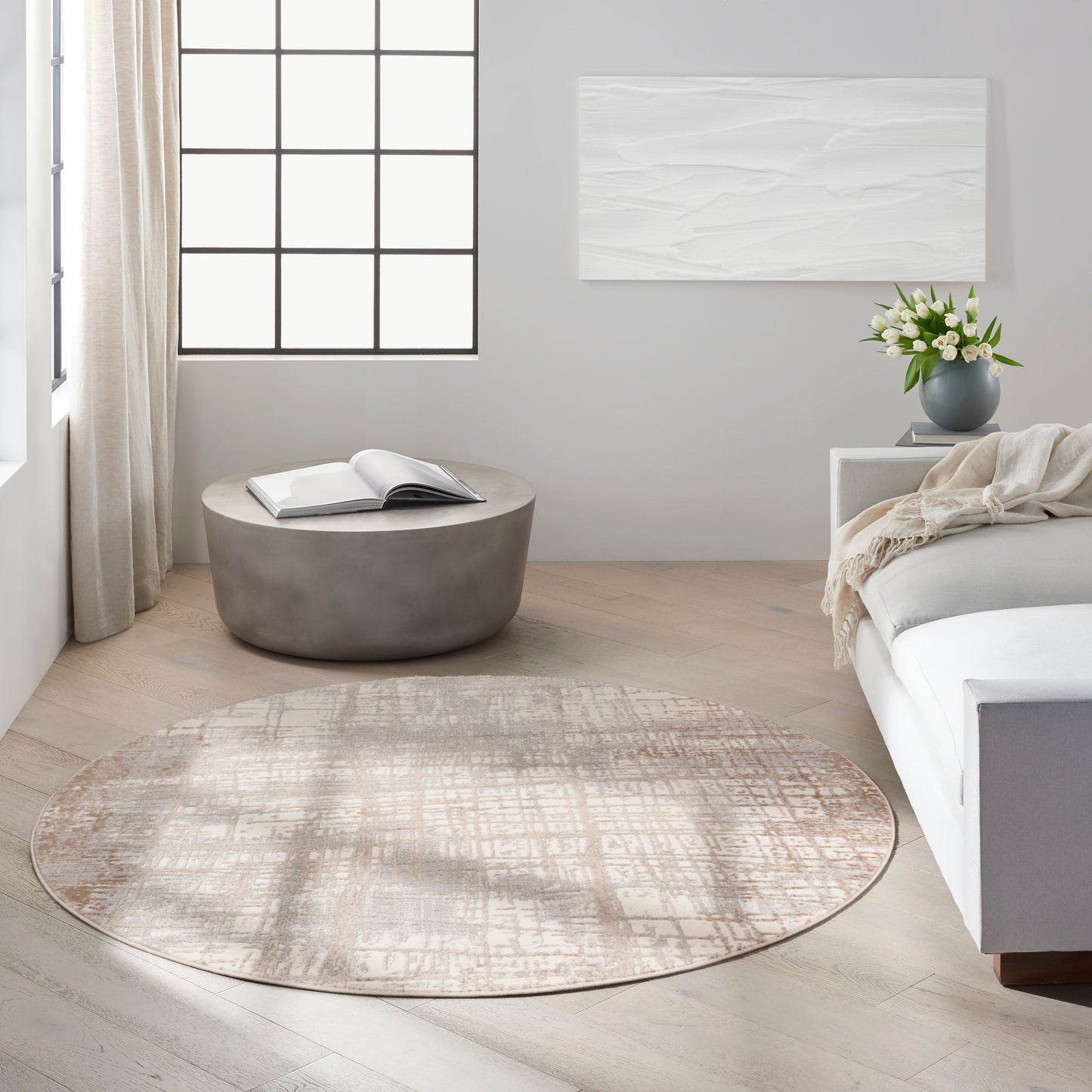 Nourison Rugs Calvin Klein Modern 6' X Round - 099446818591