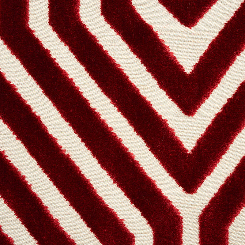 SCHUMACHER CUT & PATTERNED VELVETS VANDERBILT VELVET VELVETS,CUT VELVET,HIGH PERFORMANCE VELVETS,CUT VELVET,HIGH PERFORMANCE GARNET - 66196