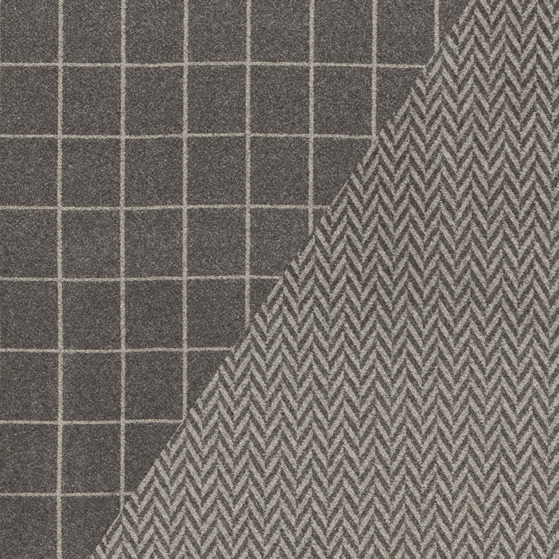 SCHUMACHER LUXE LODGE COLORADO PATTERN WOVENS PATTERN WOVENS CHARCOAL / NICKEL - 66652