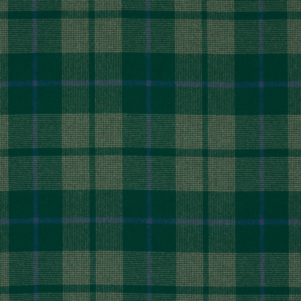SCHUMACHER A COUNTRY LIFE MONTANA WOOL PLAID WOVEN WOVEN HUNTER - 66666