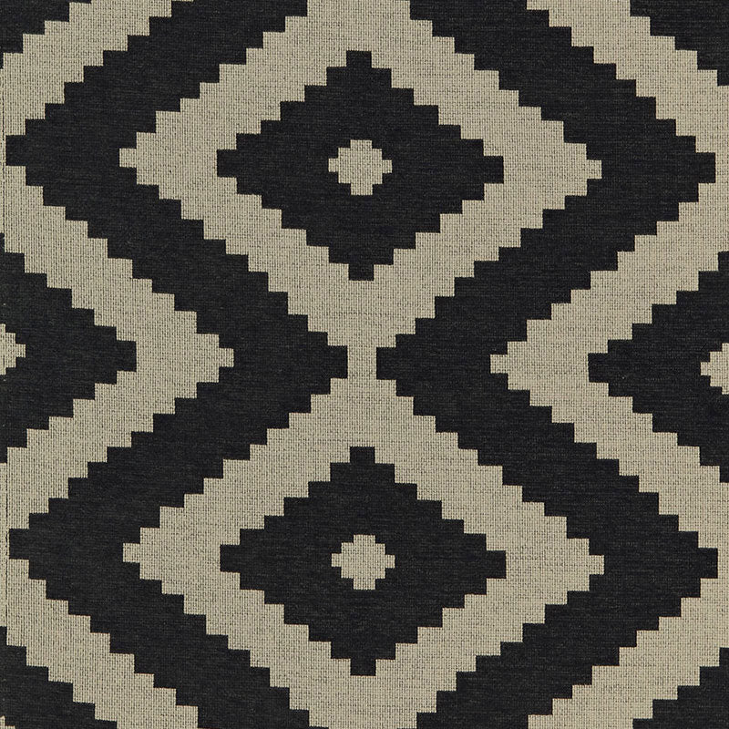 SCHUMACHER LUXE LODGE VAIL CHENILLE CHENILLE CHENILLE RAVEN - 66763