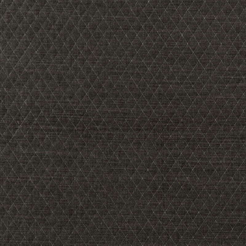 SCHUMACHER CHROMA PALEY QUILTED VELVET VELVETS VELVETS SMOKE - 66920