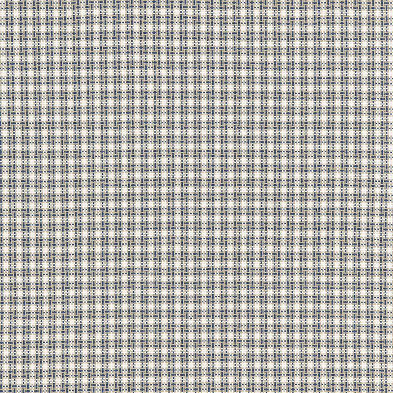 SCHUMACHER CHROMA ABINGTON SQUARE PATTERN WOVENS PATTERN WOVENS DENIM - 67001