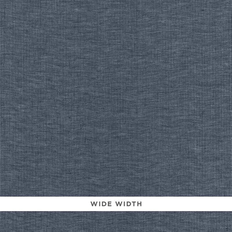 SCHUMACHER ESSENTIALS: SHEERS & CASEMENTS ISLAND STRIPE SHEER SHEERS & CASEMENTS SHEERS & CASEMENTS INDIGO - 67400