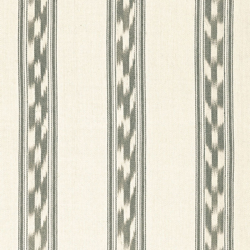SCHUMACHER IKAT COLLECTION MOJAVE IKAT STRIPE PATTERN WOVENS,HIGH PERFORMANCE PATTERN WOVENS,HIGH PERFORMANCE SLATE - 67512