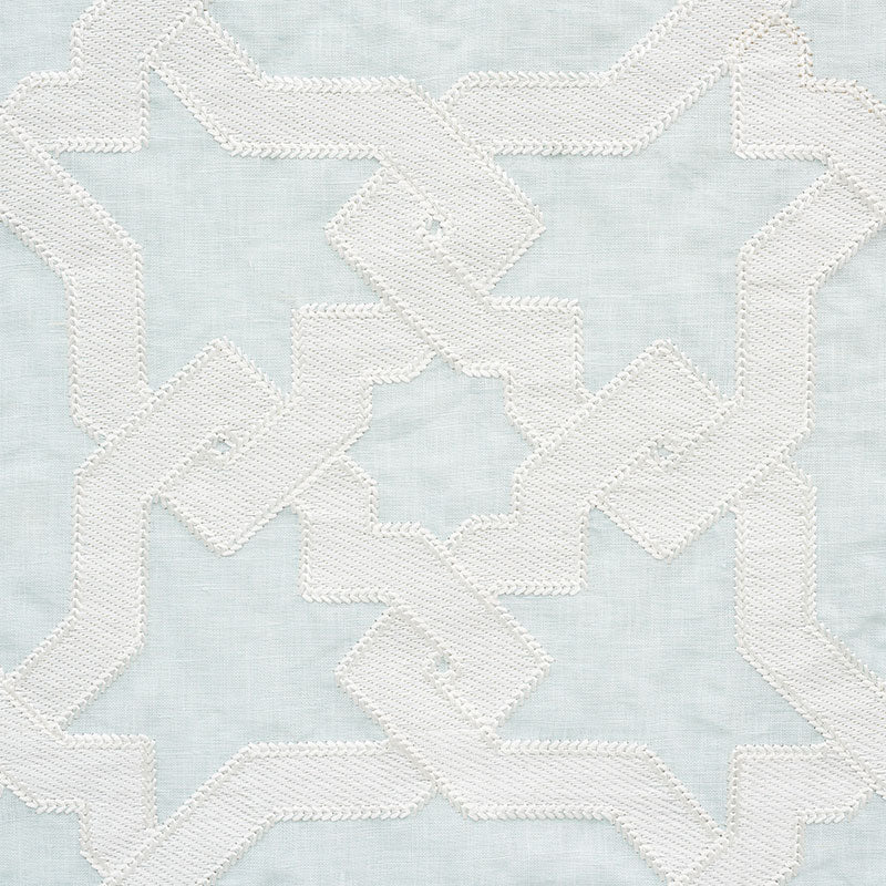 SCHUMACHER AU NATUREL CORDOBA EMBROIDERY EMBROIDERIES EMBROIDERIES MIST - 67573
