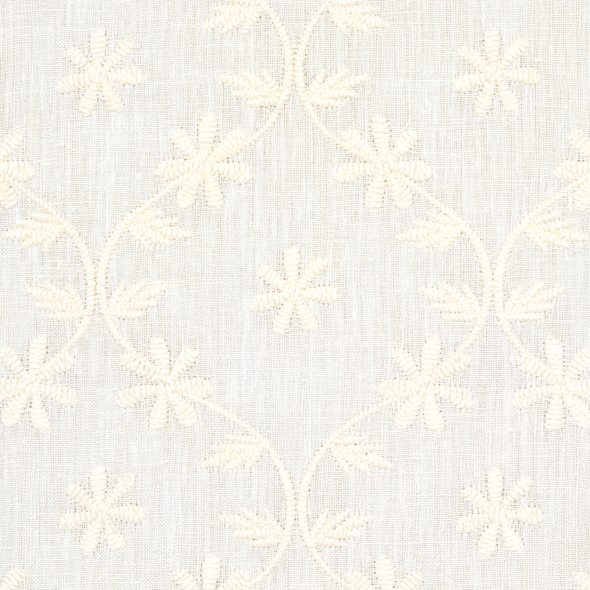 SCHUMACHER ESSENTIALS: SHEERS & CASEMENTS Cellini Embroidered Sheer WOVEN WOVEN IVORY - 67620