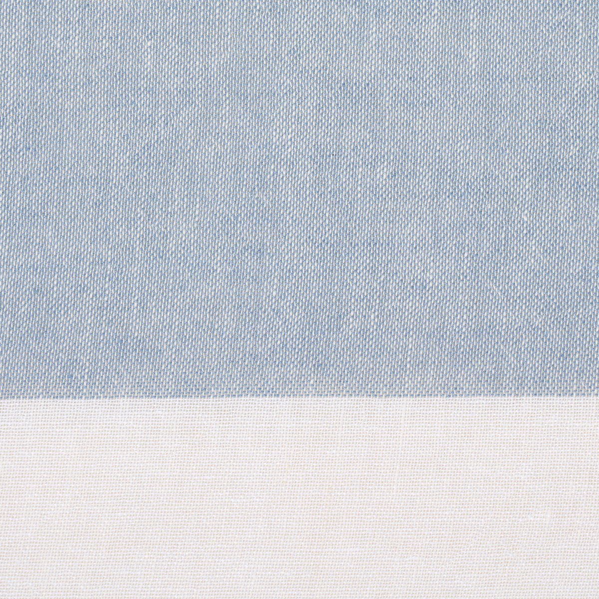 SCHUMACHER STRIPES REVISITS VISTA LINEN STRIPE CASEMENT SHEERS & CASEMENTS SHEERS & CASEMENTS SKY AND WHITE - 67943
