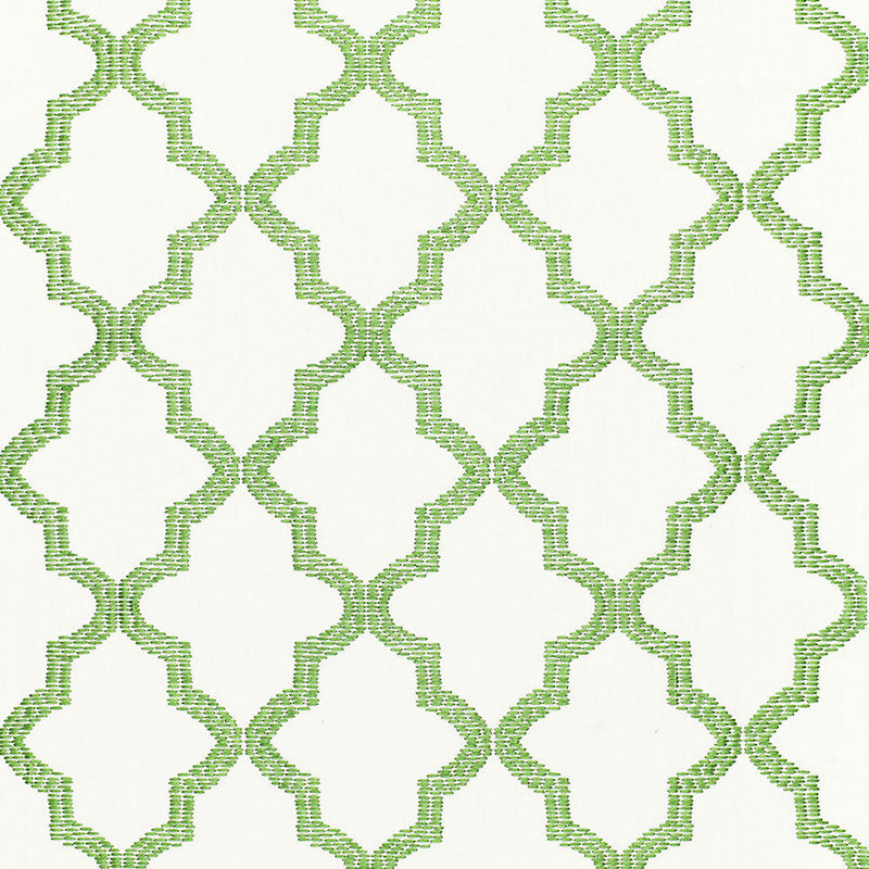SCHUMACHER CHROMA TANGIER EMBROIDERY EMBROIDERIES EMBROIDERIES GRASS - 68341