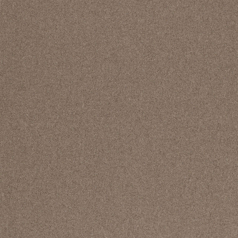 Close-up of brown textured fabric with a speckled, suede-like finish.