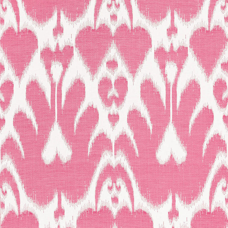 SCHUMACHER IKAT COLLECTION LELA COTTON IKAT PATTERN WOVENS PATTERN WOVENS BERRY - 68583