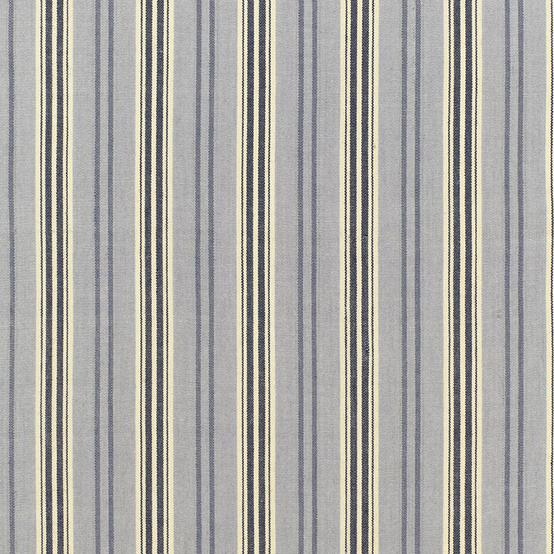 SCHUMACHER CHROMA LOIRE JUTE STRIPE PATTERN WOVENS PATTERN WOVENS BLEU - 68690