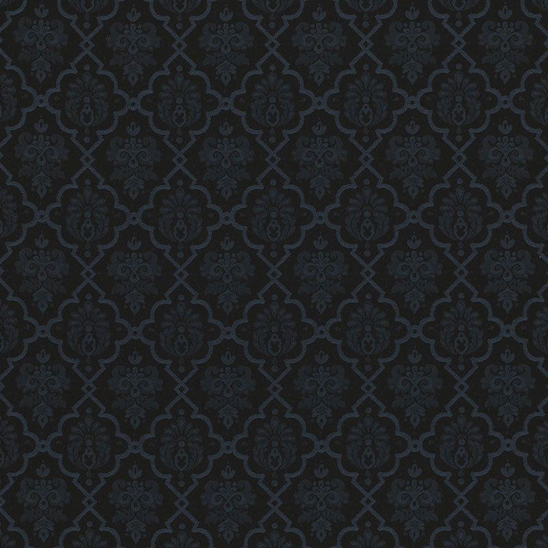 SCHUMACHER TIMOTHY CORRIGAN HEDGEROW TRELLIS INDOOR/OUTDOOR PATTERN WOVENS,HIGH PERFORMANCE,INDOOR/OUTDOOR PATTERN WOVENS,HIGH PERFORMANCE,INDOOR/OUTDOOR MIDNIGHT - 68814