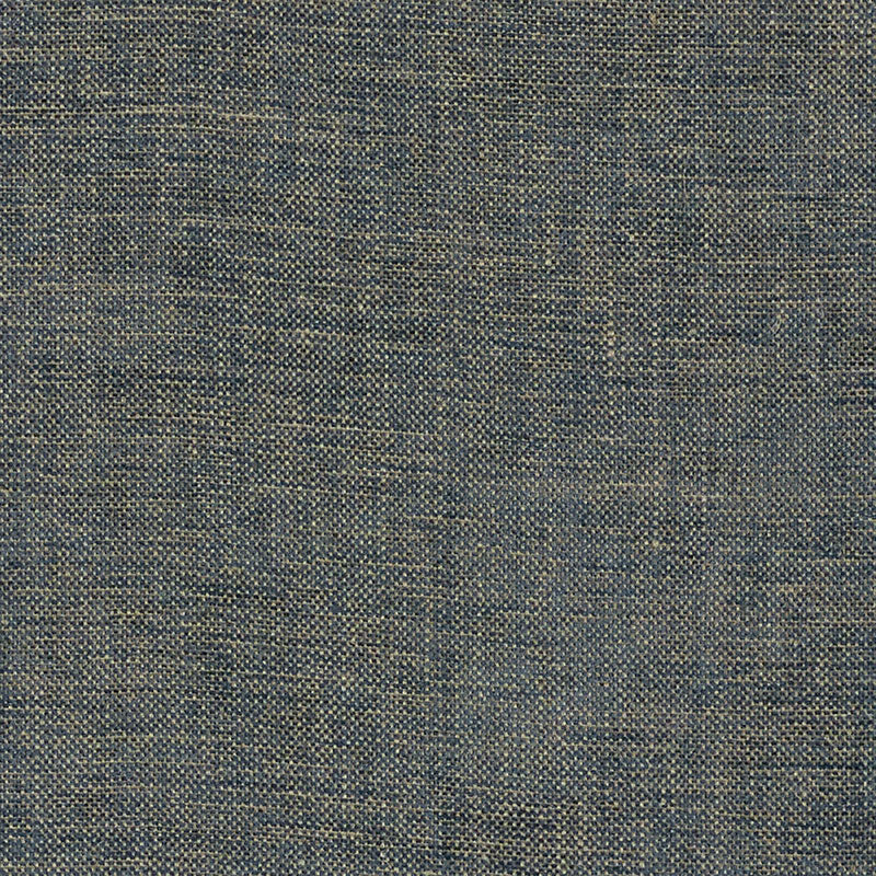 Blue-gray woven fabric with tan flecks and tight texture; versatile upholstery or craft material.