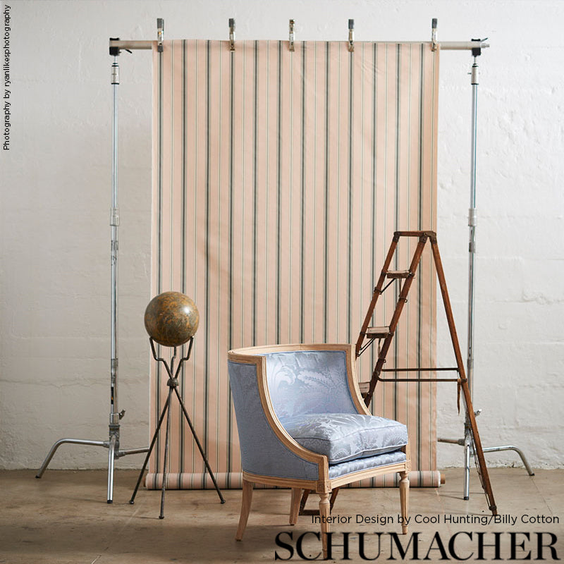 SCHUMACHER COUNTRY CHIC COLETTE LINEN/SILK DAMASK PATTERNED WOVENS PATTERNED WOVENS DOVE - 69141