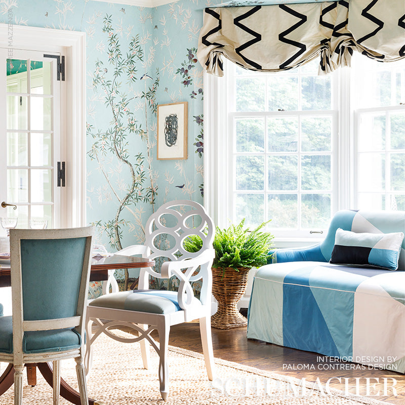 SCHUMACHER PERFECT BASICS: SILK & TAFFETA LEGERE LINEN SILK APPLIQU?? SILKS & SATIN,PATTERN WOVENS SILKS & SATIN,PATTERN WOVENS PEARL - 69691