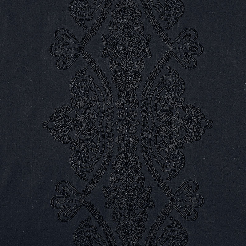 SCHUMACHER COUTURE COLLECTION CASTILLE EMBROIDERIES EMBROIDERIES JET - 69720