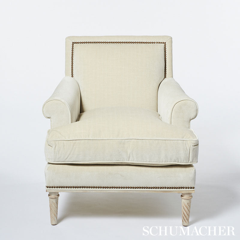 SCHUMACHER PERFECT BASICS: VELVET ANTIQUE STRIE VELVET VELVETS,HIGH PERFORMANCE VELVETS,HIGH PERFORMANCE OYSTER - 69740