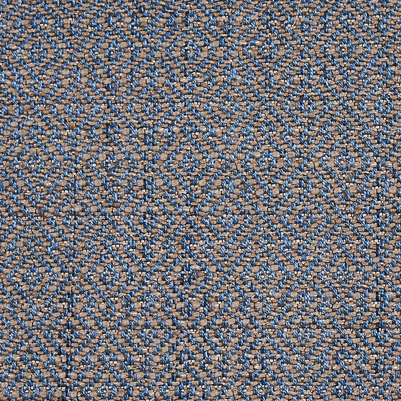 SCHUMACHER ESSENTIALS: SMALL SCALE UPHOLSTERY FABRICS MAMET PRINTS PRINTS MIDNIGHT - 69833