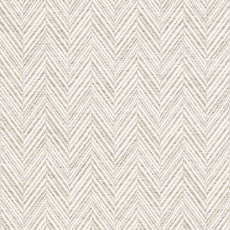 Beige herringbone chevron fabric texture; woven, neutral upholstery textile for furniture or drapery.