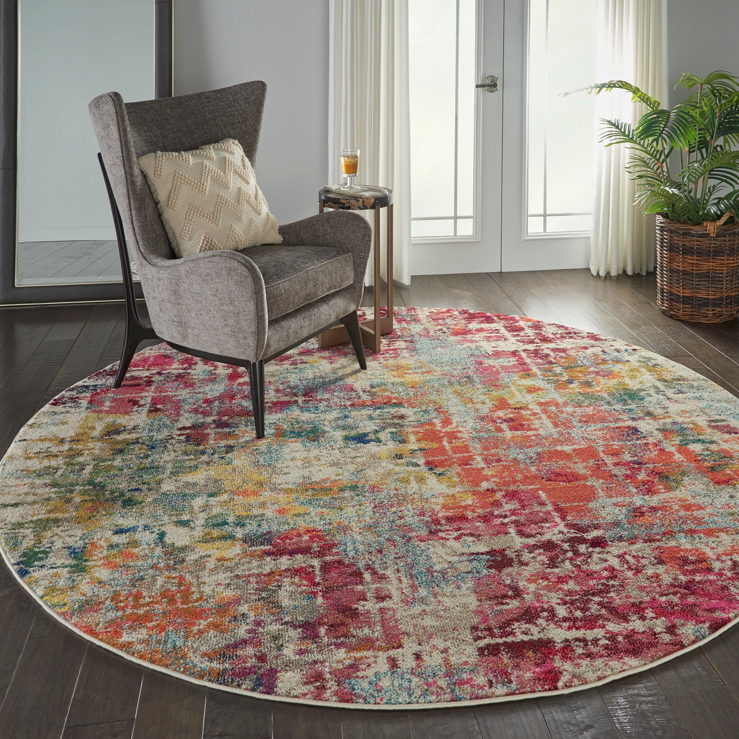 Nourison Rugs Nourison Home Modern & Contemporary 8' X Round - 099446483065