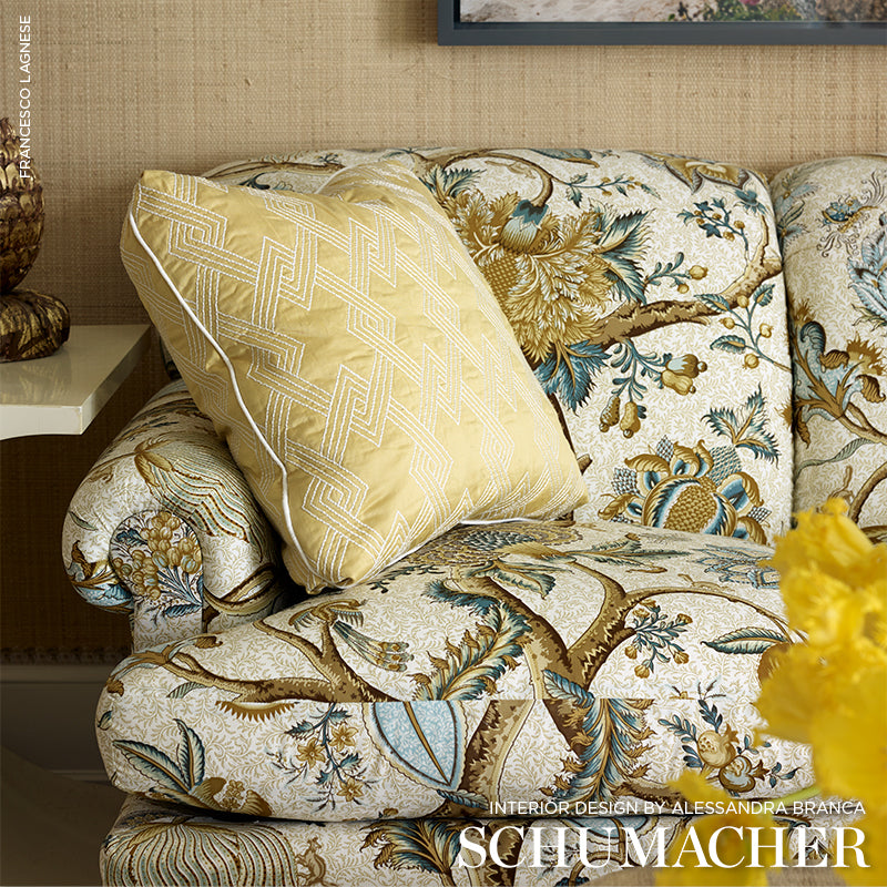 SCHUMACHER CLIQUE HIX EMBROIDERIES,MATELASSELASSE YELLOW - 70140