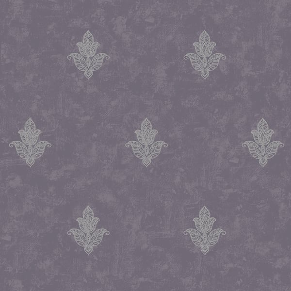 Galerie Wallcoverings Emporium Mehndi Motif Galerie Wallcoverings Purple, Lilac - 7018